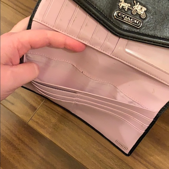 Coach large wallet and insert - Picture 8 of 9